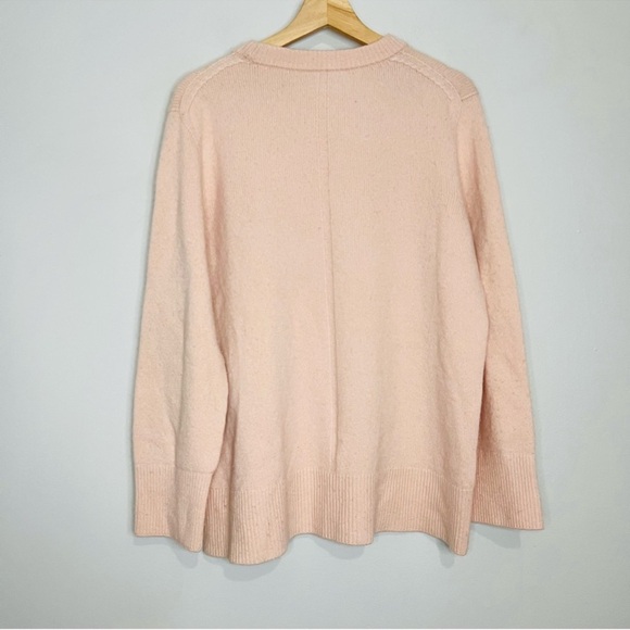 The Row Pink Soft Cashmere Round Neck Sweater Large - Picture 6 of 6